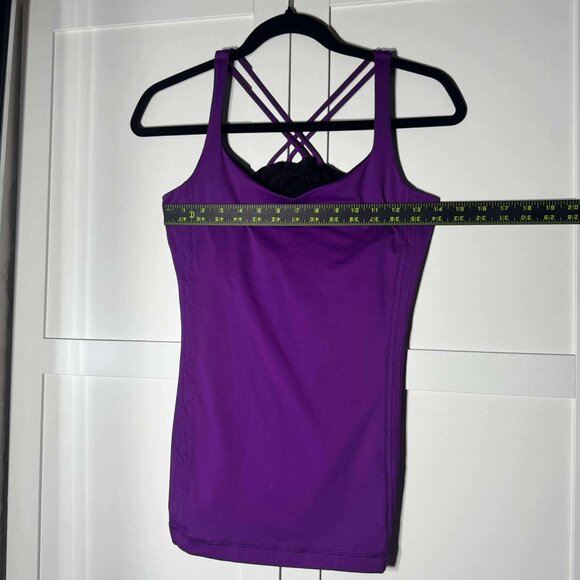 Lululemon Women's Active Tank Top Bright Purple Size 4 - Picture 5 of 7
